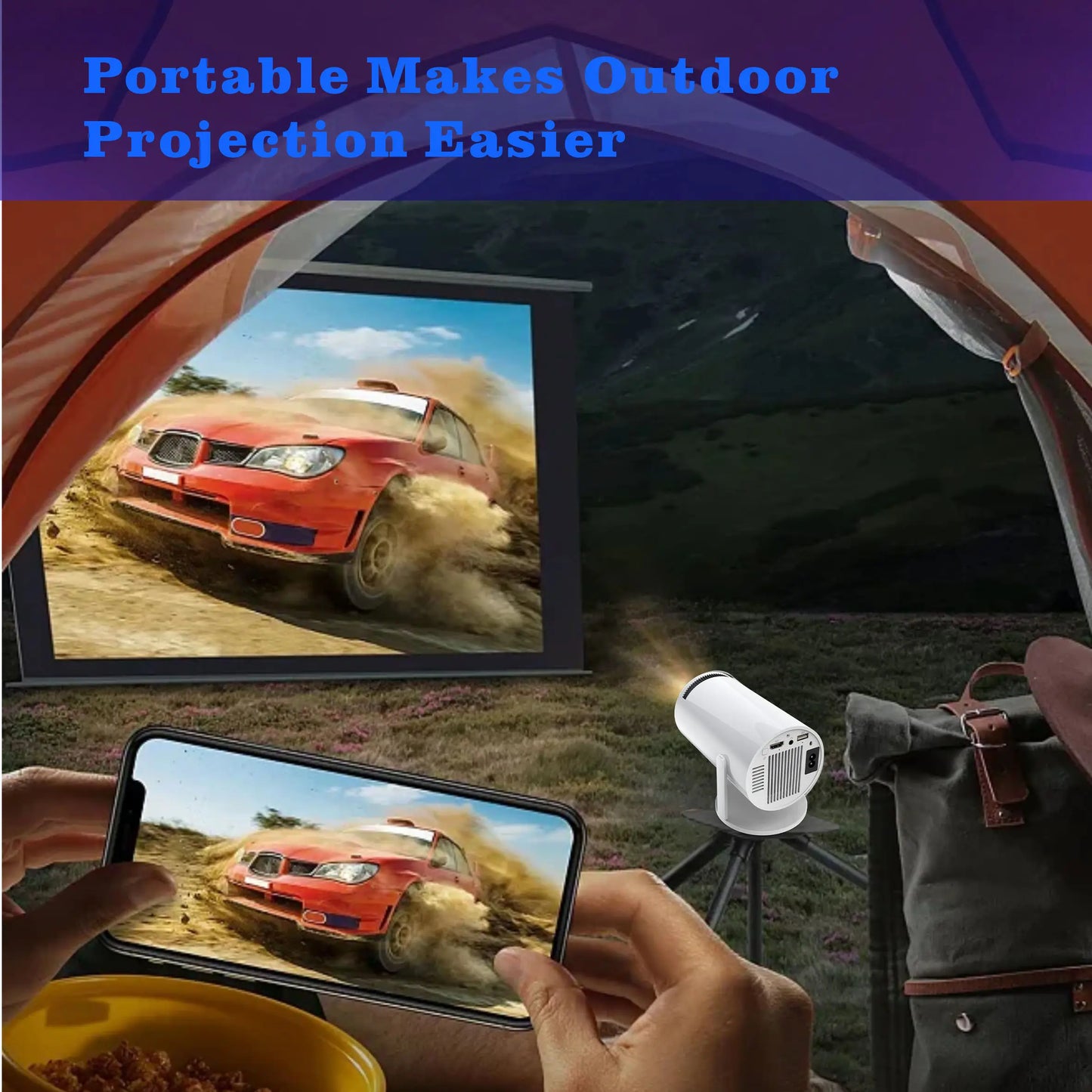 Projecteur YDH-HY300 - Cinéma 4K Portable Android 11