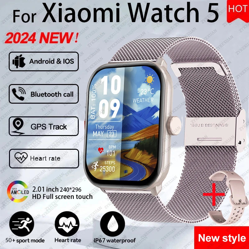 Xiaomi Watch 5 – Montre Connectée Sport & Élégance