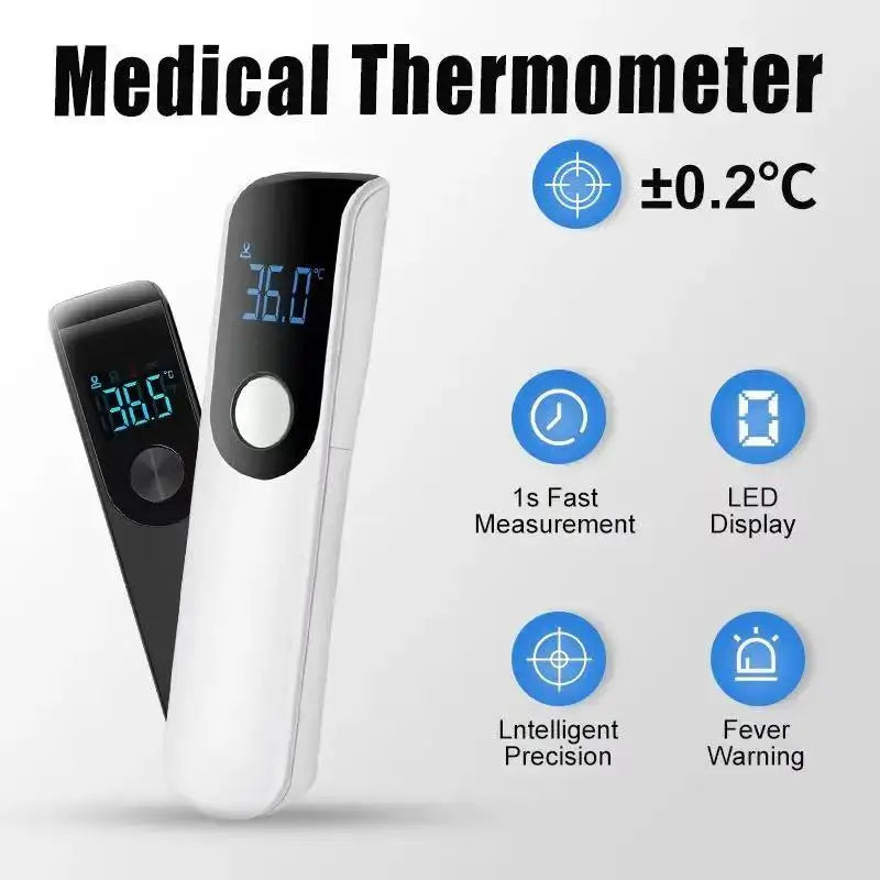 Thermomètre infrarouge numérique à affichage Celsius, pistolet de mesure de température médical sans contact, hygromètre très sensible
