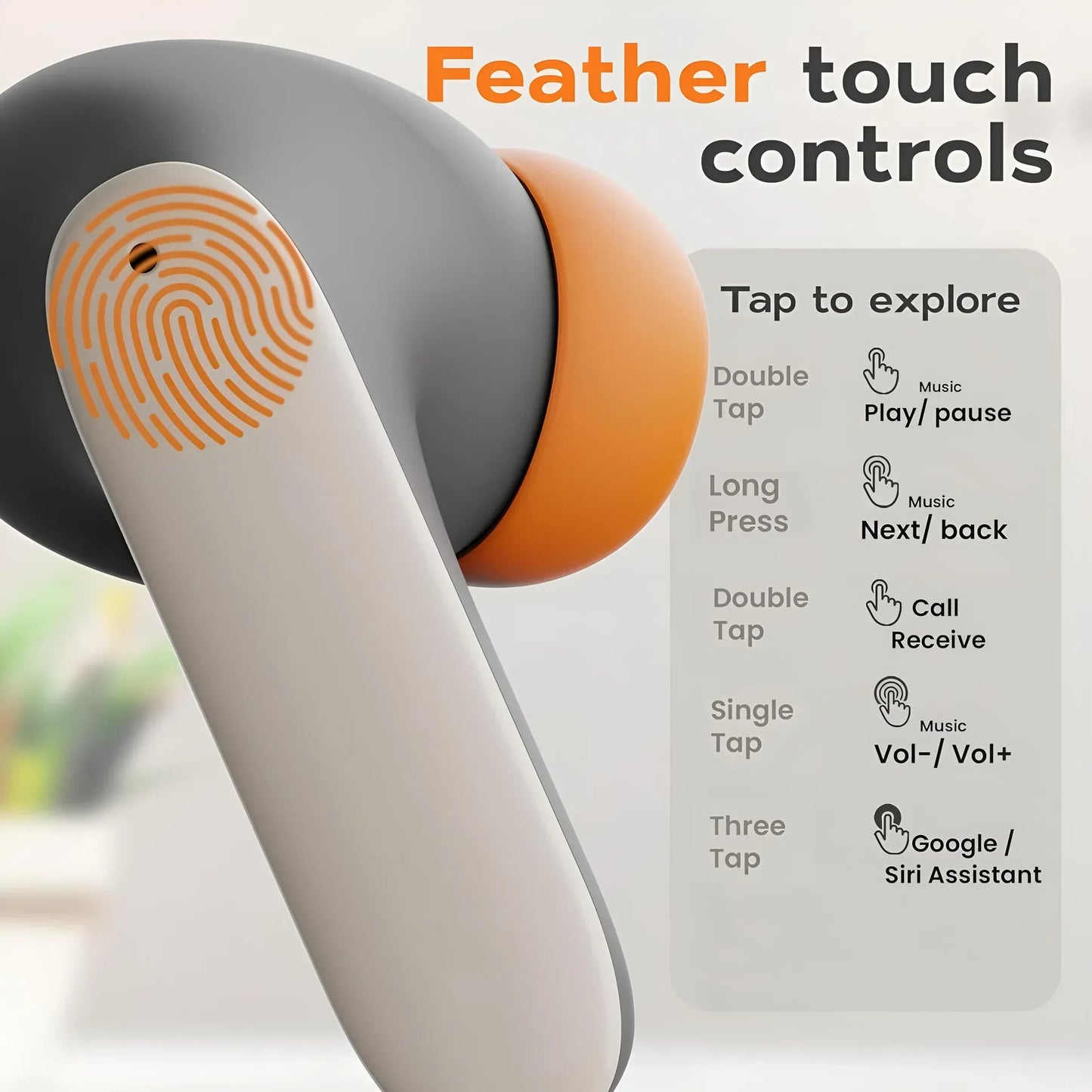 Écouteurs Bluetooth TWS 5.4 – Son Clair. Connexion Instantanée. Liberté Totale.
