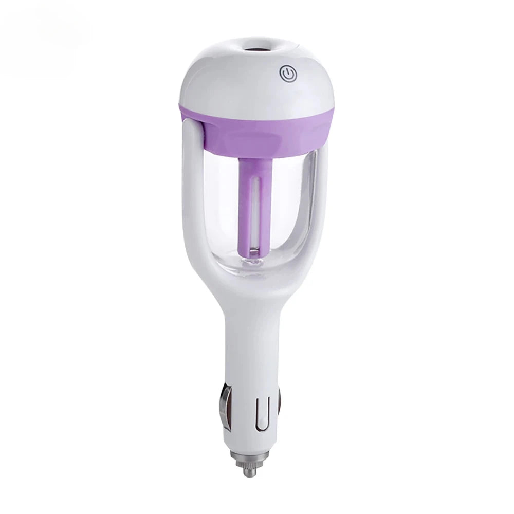 Mini humidificateur d'air pour voiture, purificateur d'air à vapeur, diffuseur d'arômes, diffuseur d'huiles essentielles et d'aromathérapie, brumisateur automatique pour voiture