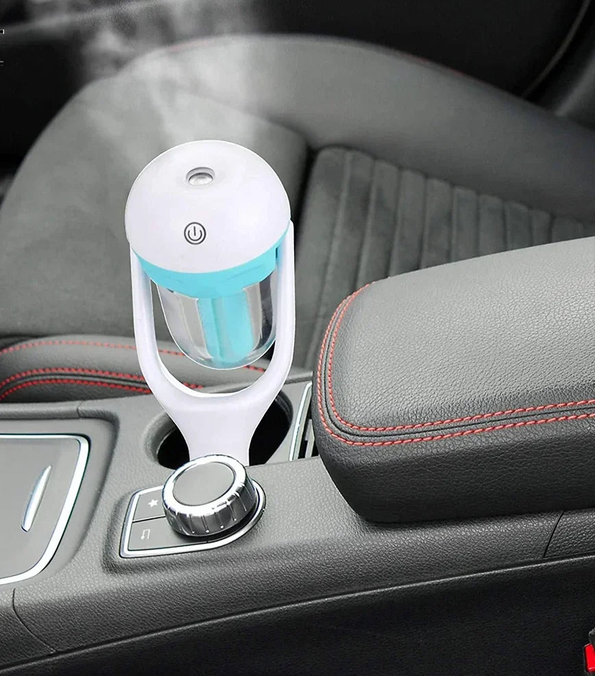 Mini humidificateur d'air pour voiture, purificateur d'air à vapeur, diffuseur d'arômes, diffuseur d'huiles essentielles et d'aromathérapie, brumisateur automatique pour voiture