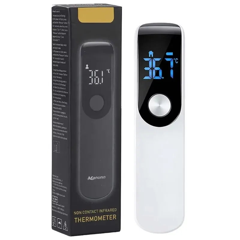 Thermomètre infrarouge numérique à affichage Celsius, pistolet de mesure de température médical sans contact, hygromètre très sensible