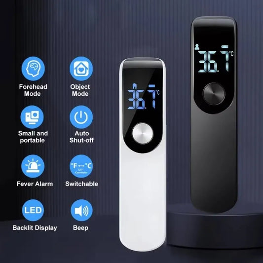 Thermomètre infrarouge numérique à affichage Celsius, pistolet de mesure de température médical sans contact, hygromètre très sensible