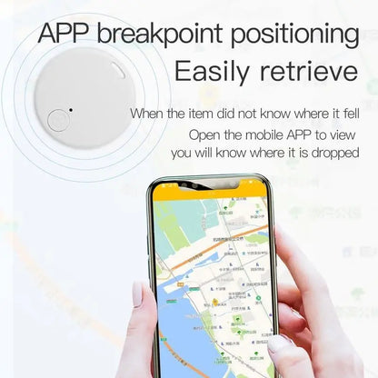 Mini localisateur GPS, alarme anti-perte, portefeuille, porte-clés, étiquette intelligente, traceur compatible Bluetooth, porte-clés, traceur pour chien, animal de compagnie, enfant, localisateur de clés