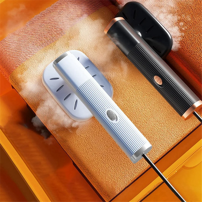 Défroisseur vapeur portable de voyage pour vêtements, mini fer à vapeur rotatif à 180°, fer à vapeur portatif pour vêtements en tissu, noir