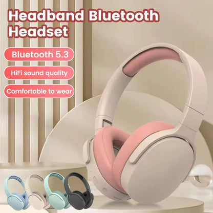Casque Sans Fil Bluetooth P2961 – Son HiFi 9D, Autonomie Longue Durée & Basses Puissantes