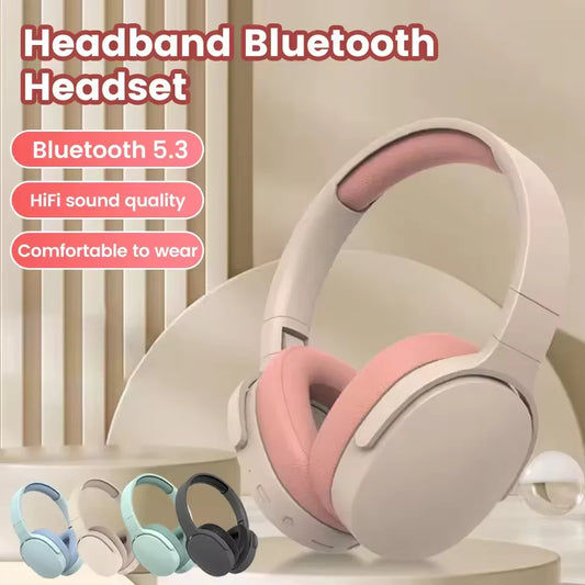 Casque Sans Fil Bluetooth P2961 – Son HiFi 9D, Autonomie Longue Durée & Basses Puissantes